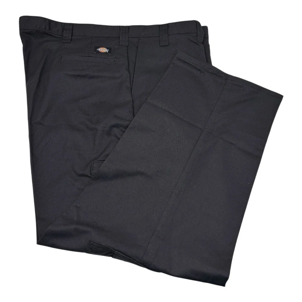 Dickies‎ Work Pants Mens 46x29 Black Occupational Wear Flat Front LP2372 New